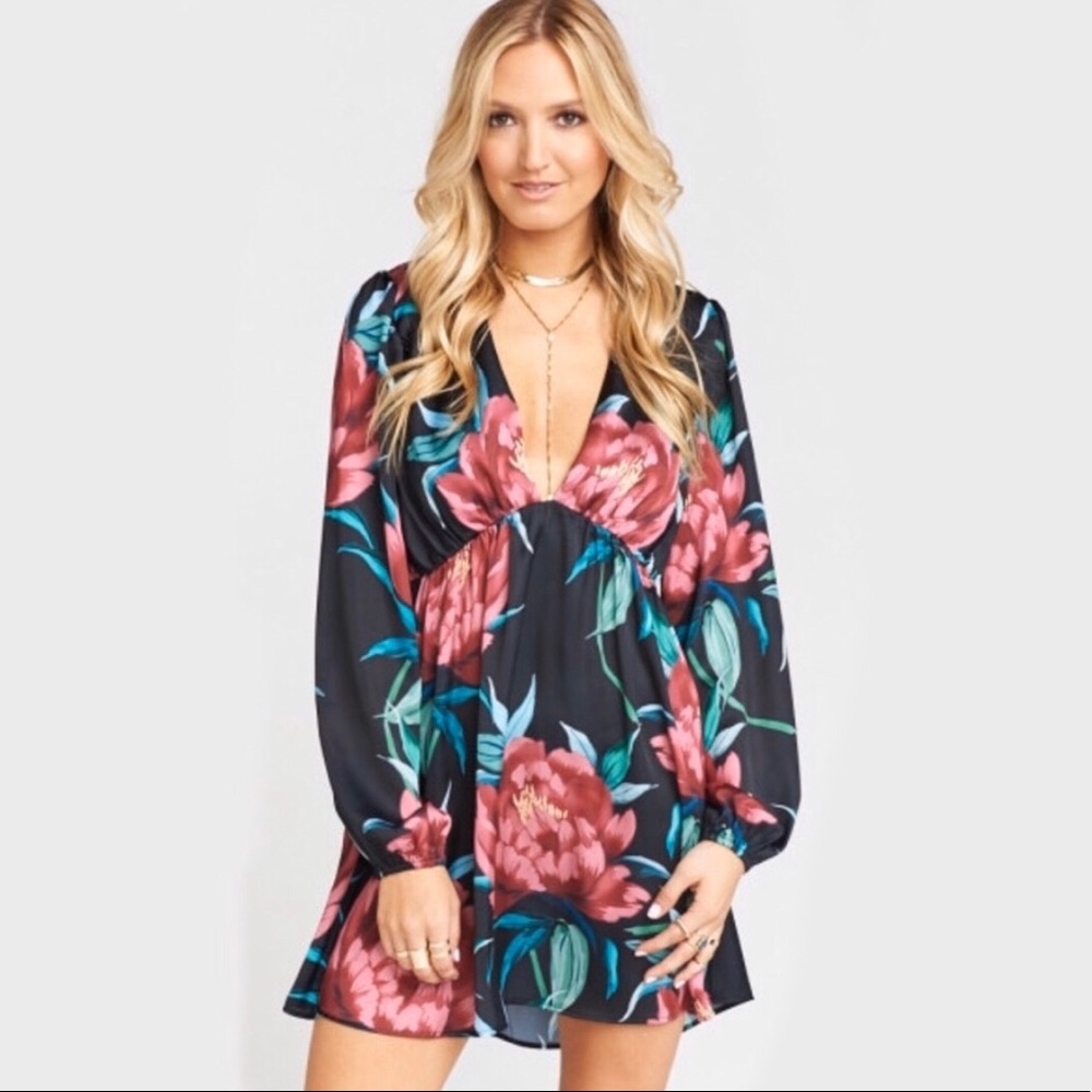 Show Me Your Mumu Dakota Dress (Ruby Bloom)